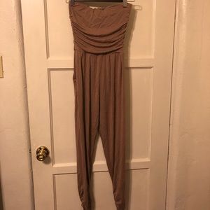 Strapless jumpsuit